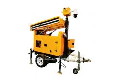 China 3*300W Solar Panel Solar Camera Trailer Portable Security Camera Trailer DC12V supplier