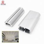 T8 Aluminum Profile For Led Strip Lighting Anodized Coating Recessed
