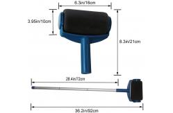 China Paint Roller Kit 8 Pcs Multifunctional For Paint Runner Blue supplier