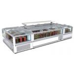 Air Cooling Supermarket Island Freezer  ultra-large display area 600L-1150L for sale