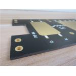 Dual Layer High Frequency PCB Built on 2oz Copper 3.0mm PTFE With DK2.2 for Radio Systems for sale
