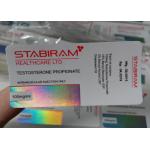 Adhesive Sticker Labels / vial Vial Labels Glossy With Laser Line Stamped Finish for sale