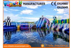 China Funworld Large Inflatable Water Slide With Swimming Pool Pvc Tarpaulin supplier