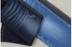 China 10Oz Denim Fabric With Crosshatch Slub Sulfur Black Jeans Material Stretch Textiles supplier