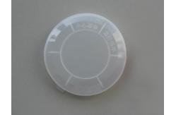 China 209 # convex transparent PE plastic can lids dull polish / glossy surface supplier