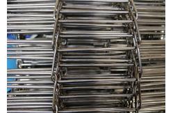 China Customized Flat Flex Conveyor Belt , Steel Mesh Conveyor Belt Long Life supplier