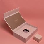 Sturdy White Blank Jewelry Shipping Box With Rigid Chipboard for sale