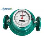High Viscosity Liquild Turbine Flow Meter Oval Gear Type With Digital Display for sale
