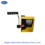 Portable Power Worm Gear Winch 500kg Mini Manual Customized Optional Cable for sale