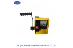 China Portable Power Worm Gear Winch 500kg Mini Manual Customized Optional Cable supplier