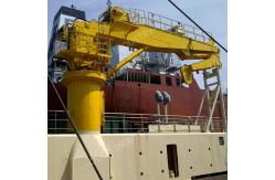 China 10m Marine Cranes Heavy Duty Hydraulic 100t Knuckle Boom For Deck supplier