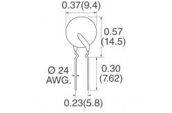 China RXEF065 PolySwitch Resettable Devices Radial-leaded Devices microwave integrated circuits supplier