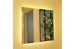 China Touch Control Custom Bathroom Mirrors Salons Custom Makeup Mirror With Lights supplier