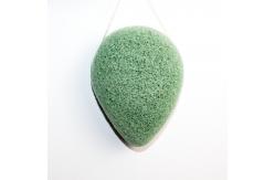China OEM ODM Green Tea Konjac Sponge Natural Face Cleansing Sponge supplier