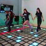 Hot Sell Nightclub 30x30cm Interactive Light Led Floor Interactive Led Dance Floor Kid Activate Games for Dance Room for sale