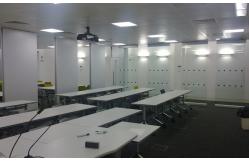 China Operable Folding Partition Walls / Soundproof Modern Wood Room Dividers supplier