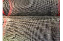 China Fiberglass Wire Mesh Oven PTFE Conveyor Belt With Red Wedge And Joint supplier