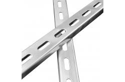 China Anodizing Aluminum Solid Strut Channel Silver In Custom Lengths supplier
