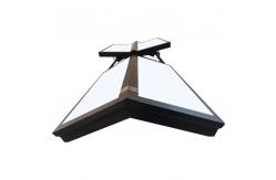 China Rectangular  Aluminum Skylights Heat Insulation Aluminium Roof Windows Remote Control supplier