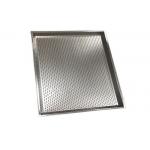Round Hole 316 Stainless Steel Perforated Trays Welded Sides 0.8mm Thick for sale