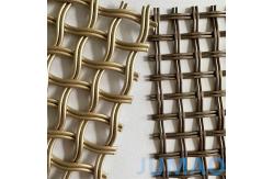 China 3.8m Length Decorative Architectural Crimped Mesh Ceiling Facades supplier