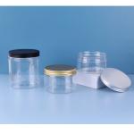 120ml Plastic Matte Cosmetic Storage Jars With Lid , Cosmetic Sample Containers