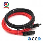 1 Pair Pv Solar Panel Extensions Cable 30ft With Pv Male And Female Connector for sale