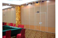 China Ebunge Sliding Partition Walls MDF Melamine Finish Hanging System Without Floor Track supplier