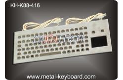 China Stainless Steel Desktop Industrial Mechanical Keyboard with Touchpad Rugged supplier