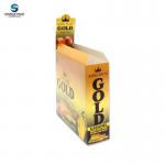 Metallic Effect Display Paper Cigar Packaging Box