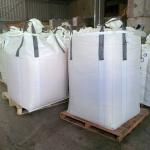 Woven Super Sack FIBC Bulk Bags Flat Bottom White 2000kg For Corn Rice Flour for sale
