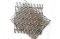 China Copper Architectural Wire Mesh , Cable Rod Weave Architectural Metal Screen supplier