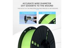 China Professional Toughness Enhanced 3D Printer Filament PLA Plus Transparent Green 1KG supplier