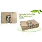 Custom Size Lawn And Garden Paper Bags White / Brown Outdoor Use for sale