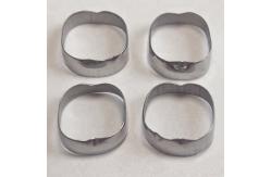 China MFDS Metal Dental Preformed Molar Bands With Roth Buccal Tube Customized supplier
