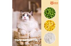 China Bacteriostatic Pet Tofu Cat Litter Fast Deodorizing Toilet Flushing Cat Litter supplier