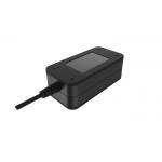 Black / White Abs Desktop Power Adapter Output Voltage 5-48v for sale