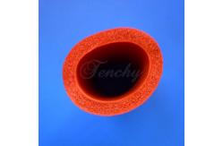 China Silicone Rubber Sponge Foam Tube Harmless No Cracking For Protective Jacketing supplier