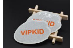 China Debossed Shiny Pressed TPU printed label Custom Logo For Garments supplier