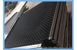 China 45# Steel Flat Top Woven Wire Screen / Crusher Screen Mesh supplier