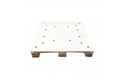 China Red Warehouse Lightweight Plastic Pallets For 2300mm Width Goods supplier