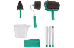 China PP Handle Paint Runner Pro Roller Flocked Edger For Home Office Wall supplier