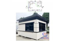 China Durable Enviroment Friendly 8.3 Earthquake Resistance Optional Window Toll Booth With Bathroom supplier