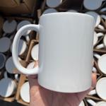 Sublimation Blank Ceramic White Mug For 11oz Custom Sublimation Mug