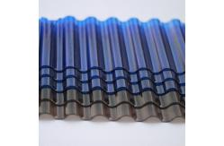 China Apartment Roofing Polycarbonate Corrugated Sheet Virgin Material supplier