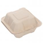 Biodegradable Greaseproof Take Out Container For Cake Hamburger for sale