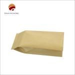 Eco Friendly Kraft Paper Bag with Gravure Printed Matt Surface Food Packaging 200g - 5kgs for sale