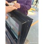 NFRC UPVC Single Hung Window Double Glazed Bay Window
