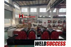 China 200 Ton Conventional Welding Rotator Heavy Duty With Pu Wheels supplier
