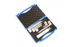 China Throat Detection Ent Conventional Removable Veterinary Fiber Optic Laryngoscope Set supplier